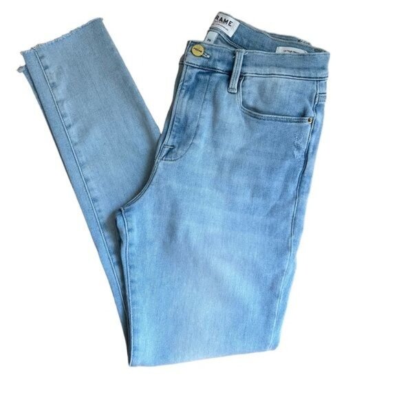 Frame Denim Shift Le High Waist Skinny Jeans W29 EUC - Picture 3 of 12
